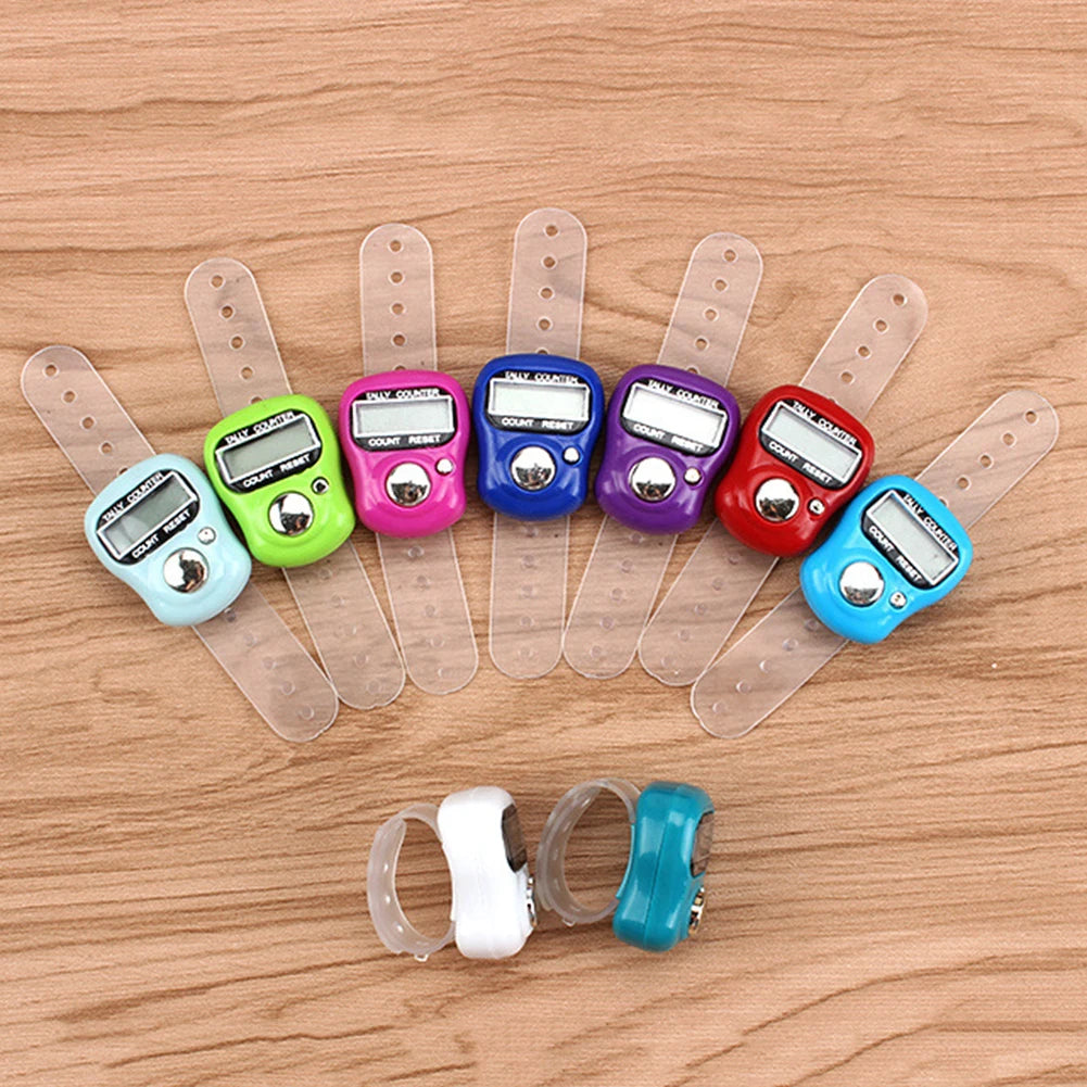 5-20Pcs Digital LED Finger Counter Compass Islamic Tasbih