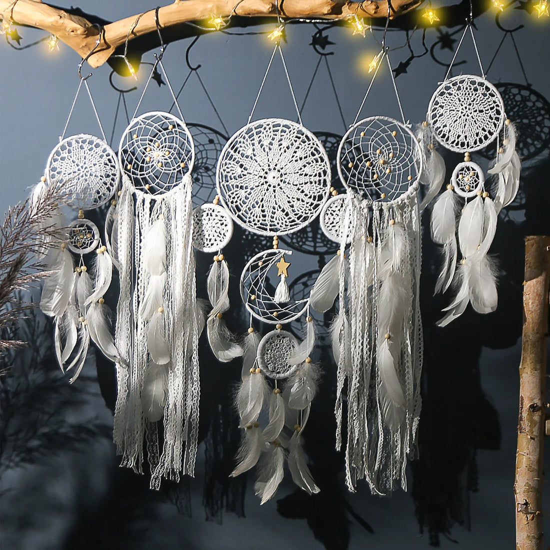 5pcs/set Wall Hangings Moon Ramadan Home Decor